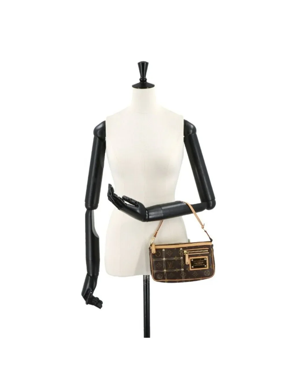 Louis Vuitton Monogram Rivet Pochette Soir Pouch